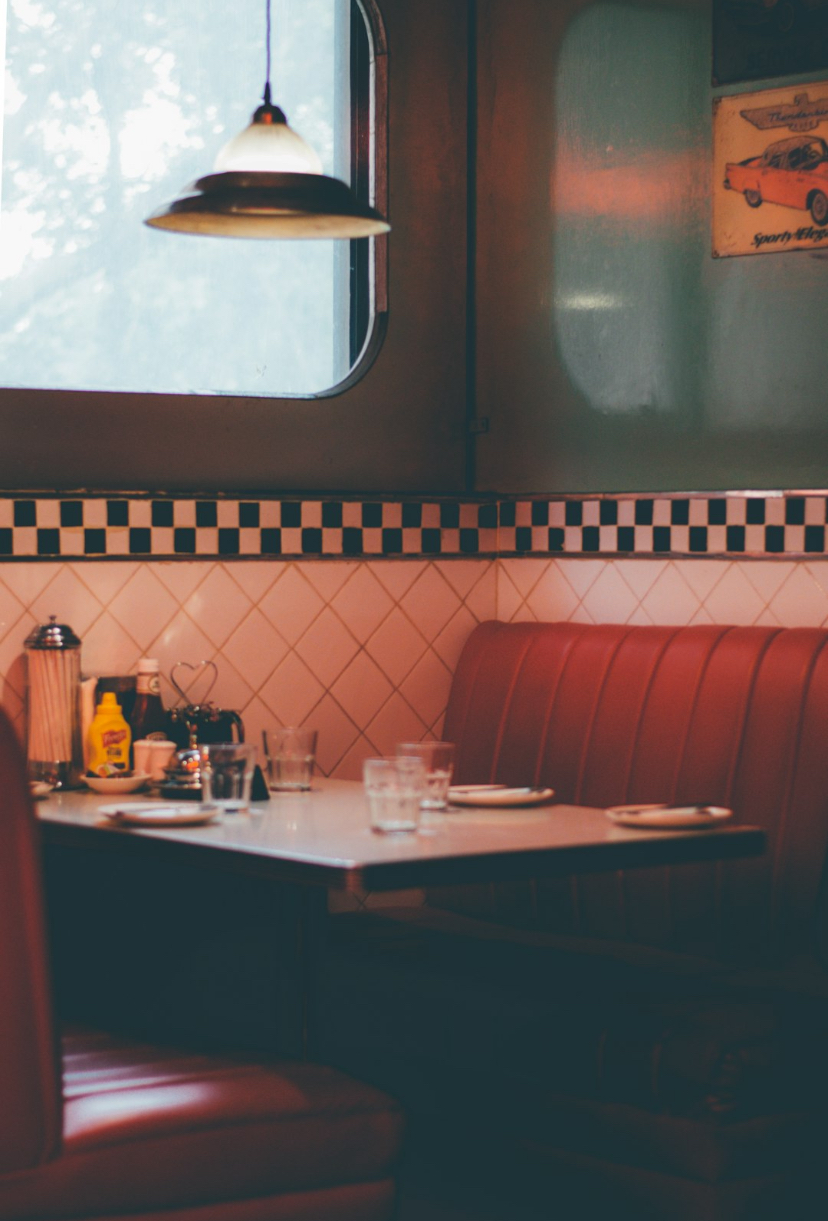 Husband vs. Booth. Wife vs. Table. Me vs. Sanity.