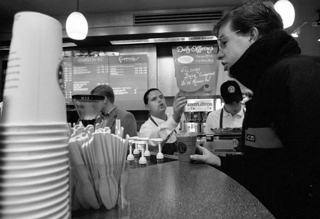 From business meetings to first dates, Starbucks cafés became the “third place” between home and work where people gathered to connect.