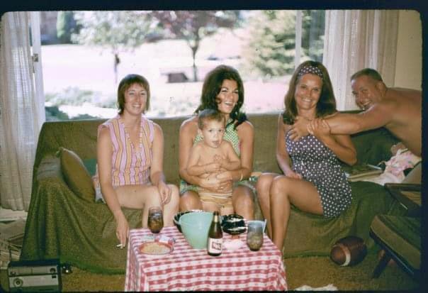 When the party's indoors but the theme is picnic.