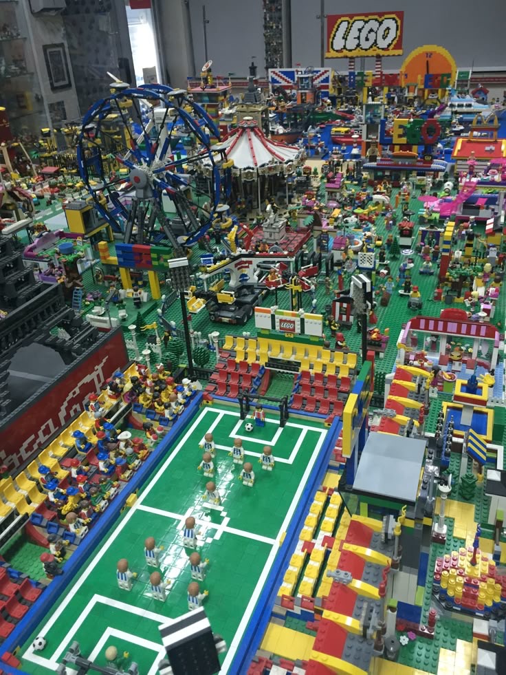 Theme Park + Football = Brick Overload