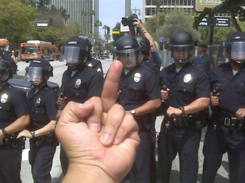 Bold Move, Middle Finger Guy.