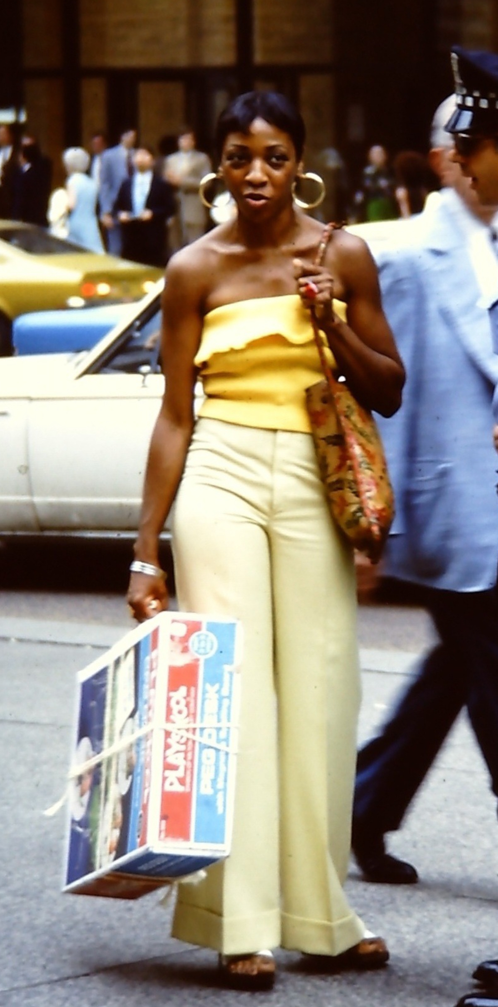 Yellow. Bell Bottoms. ICONIC.
