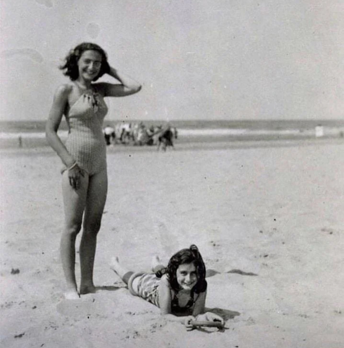 Anne & Margot at the Beach, 1940: Childhood on Borrowed Time