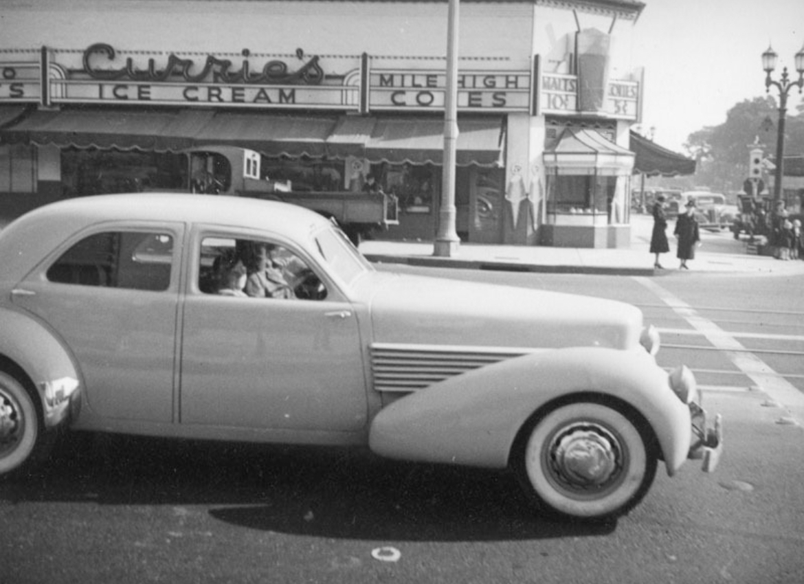 Hollywood Sunset & Highland, 1937