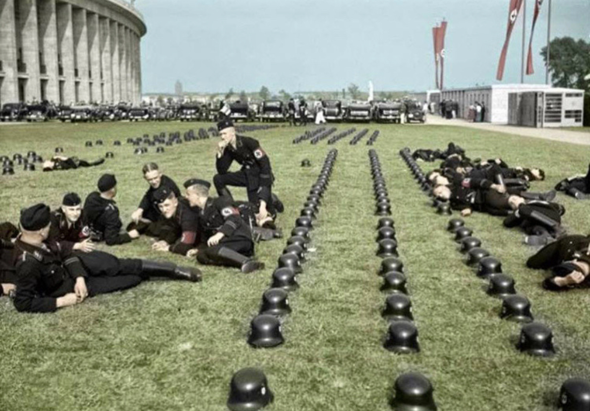 1936 Olympics Nap Time