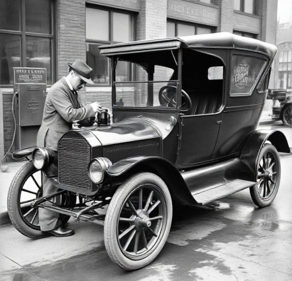 Electric Car Plug‑In, 1919: The Spark of Tomorrow