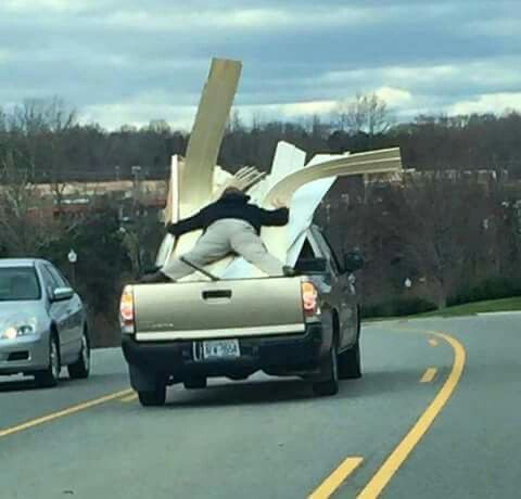 Pickup Bed Surfing with Bonus Flying Lumber