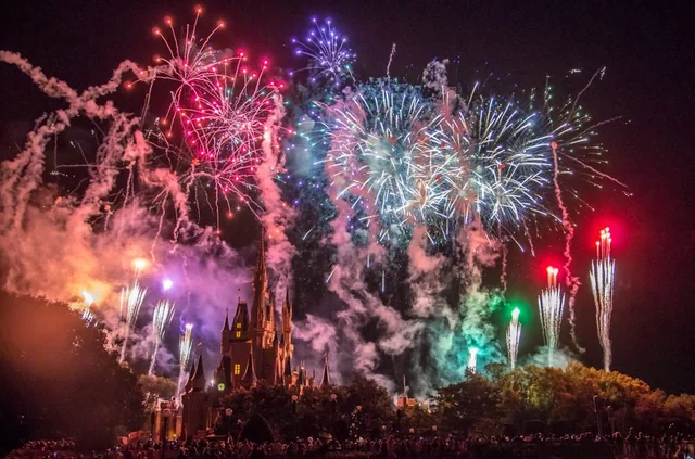 Fireworks without crowds