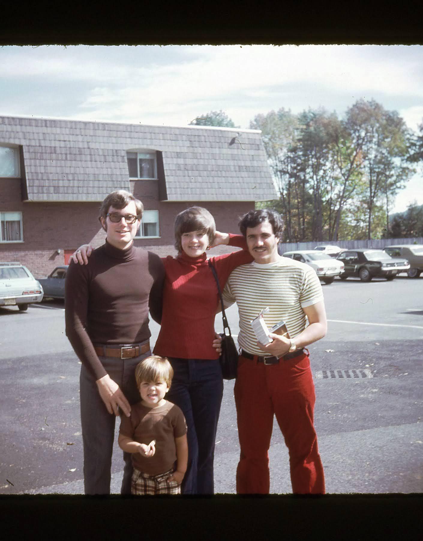 When neighbors, family, and friends gathered just to enjoy the day.