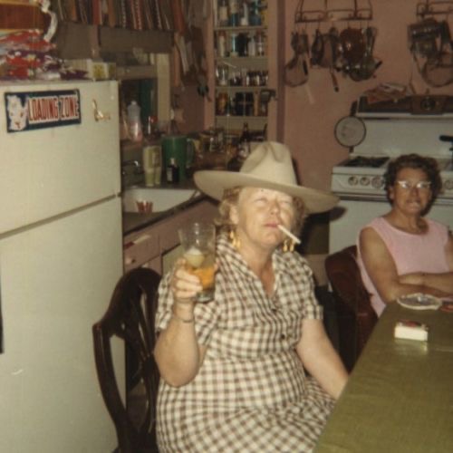 Cowboy Hat, Whiskey, Cigarette: Grandma Means Business