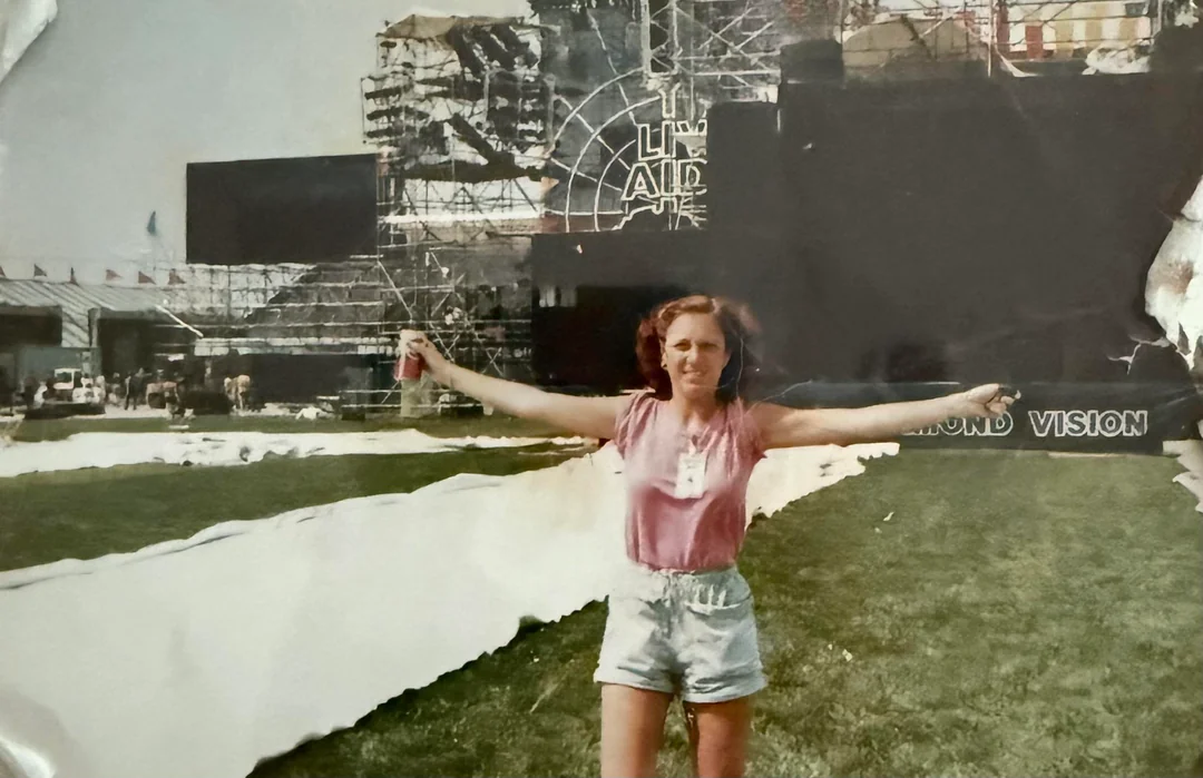 This is what Live Aid looked like before the world tuned in.