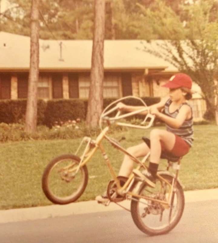 The neighborhood Evel Knievel, age 9.