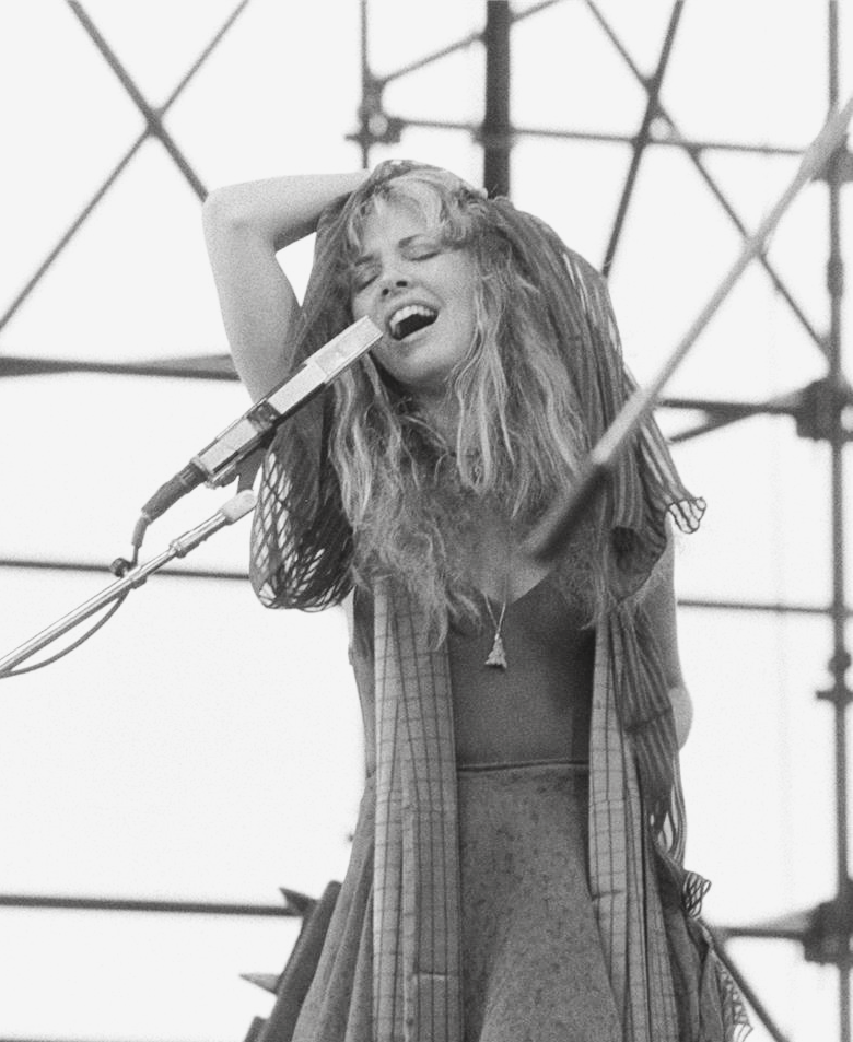 Eyes closed and lost in the music, no one felt it more than Stevie.