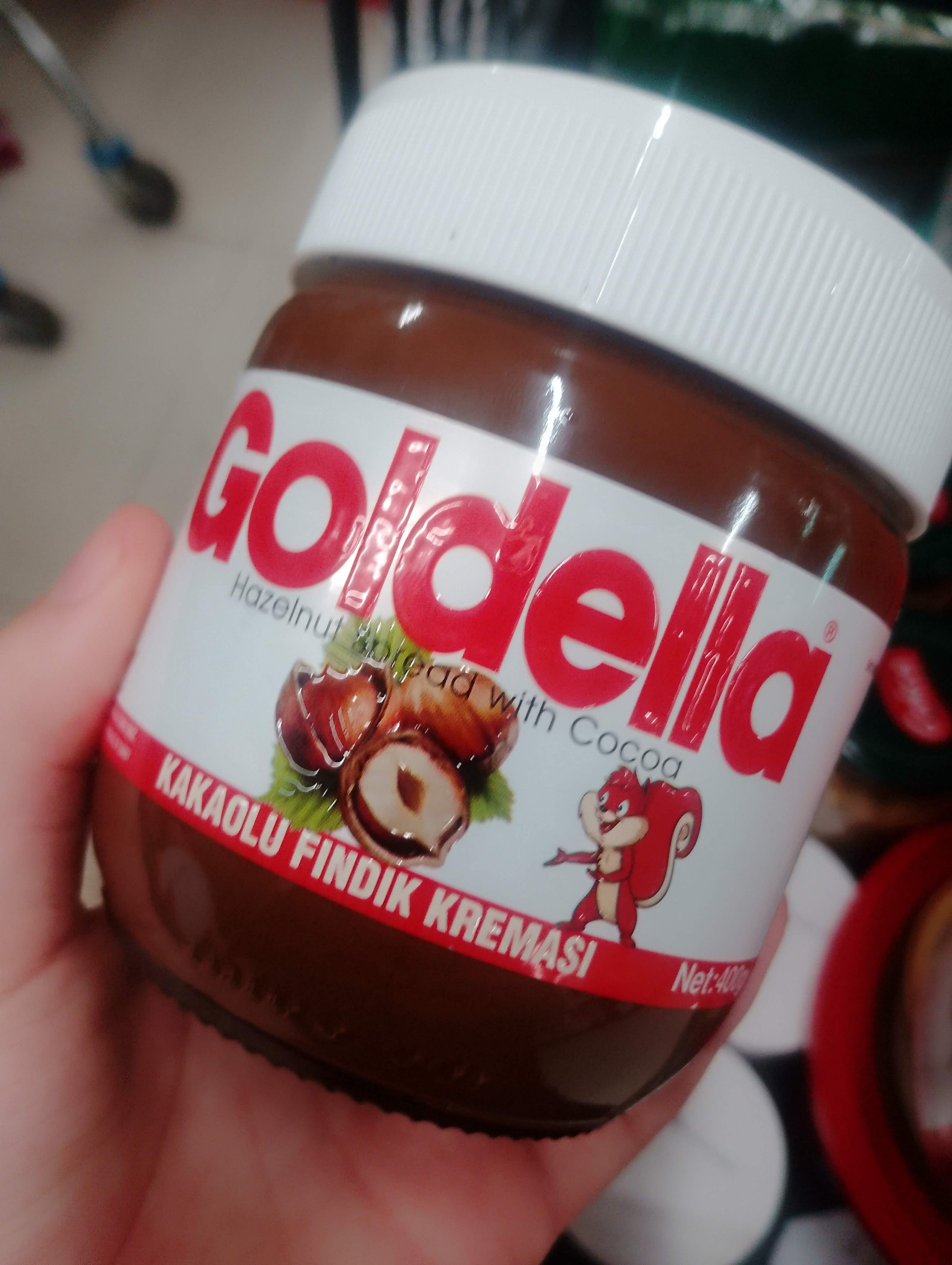 Nutella’s cheerful squirrel cousin.