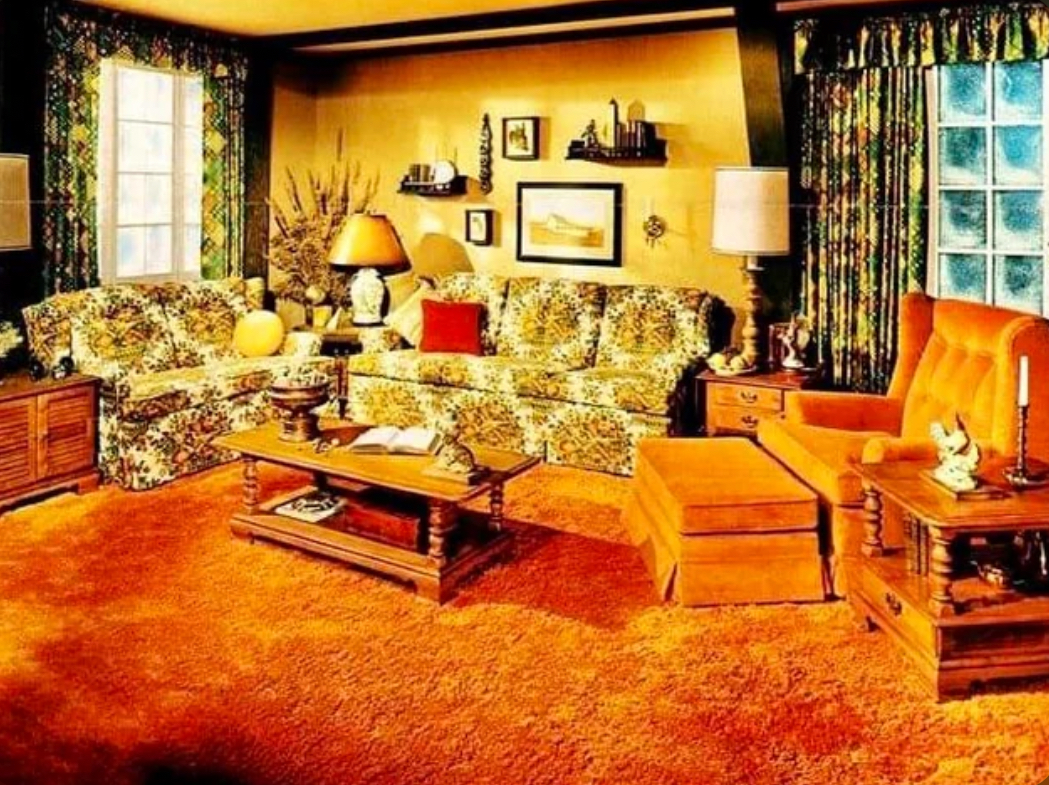 Orange Carpet and Couch Confusion