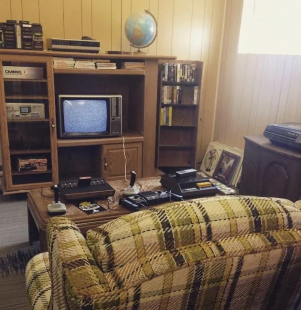 TV. Couch. Controller. LIFE.