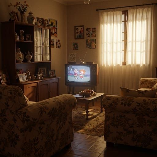 Dark Room. Dim TV. Peak Vibe.