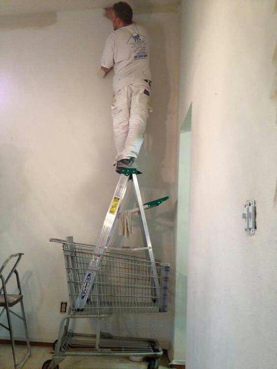 Supermarket Ladder of Doom