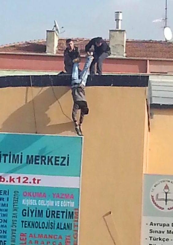 Hanging by a Foot and a Prayer