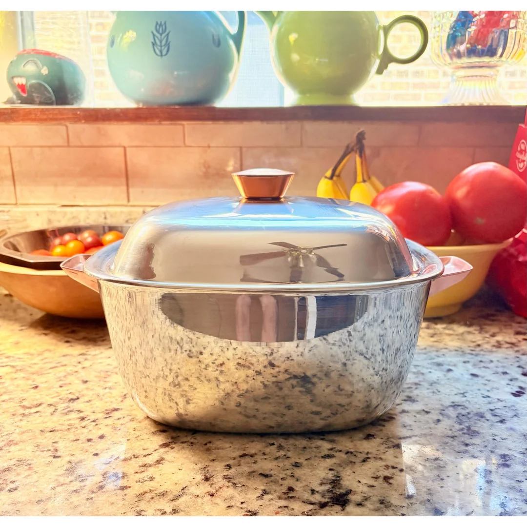 Stainless and copper cookware