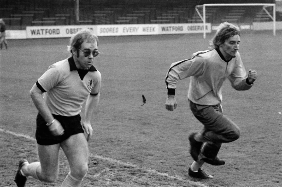 Rod Stewart - backyard soccer stadium