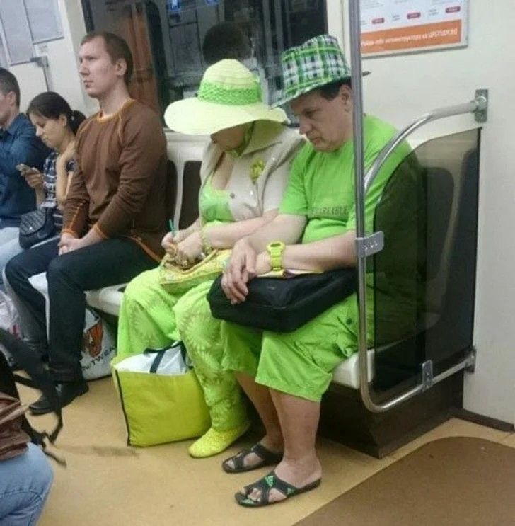 The Lime Green Envy of the Subway