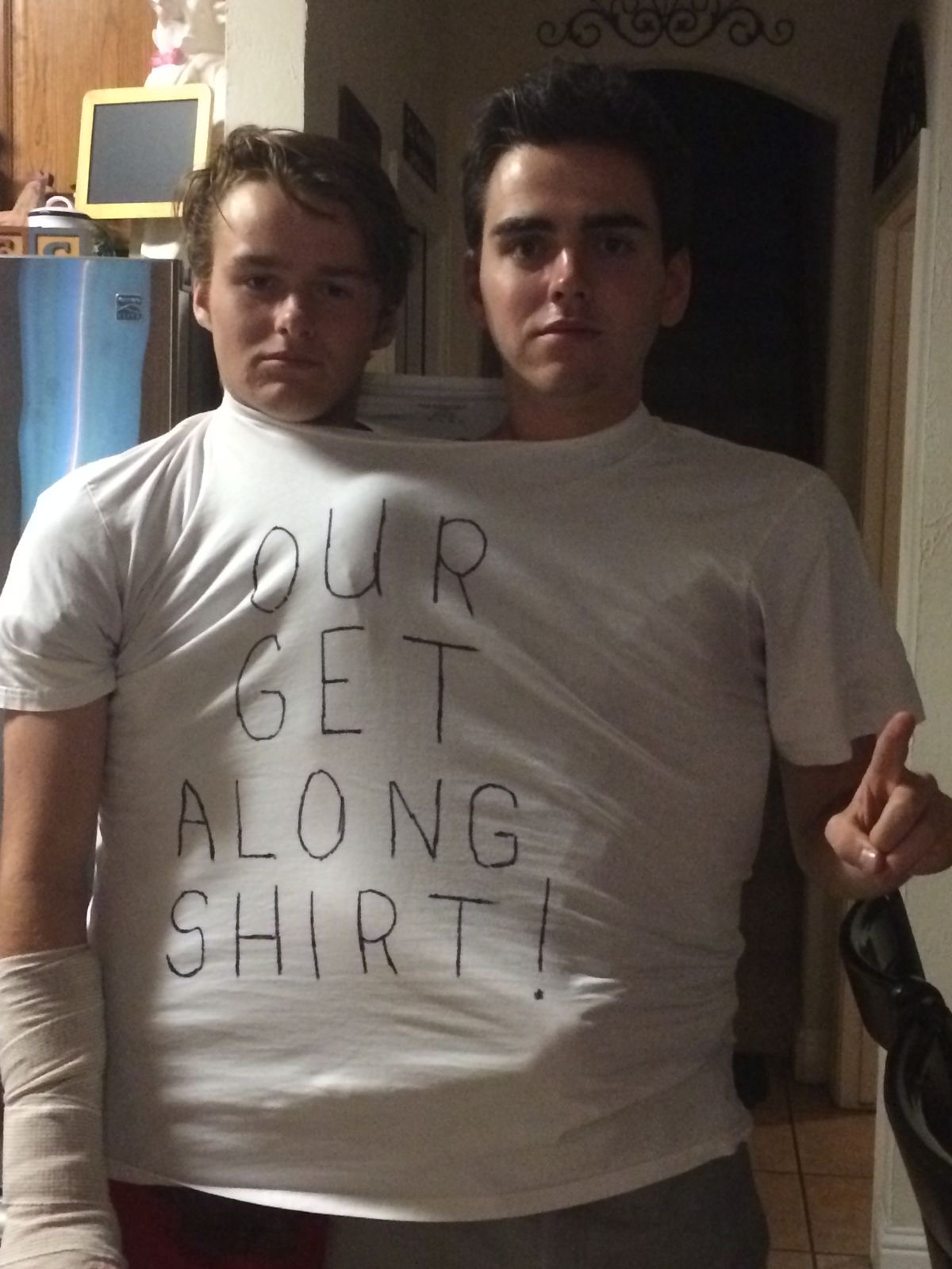 Two Kids. One Giant Shirt. Infinite Regret.