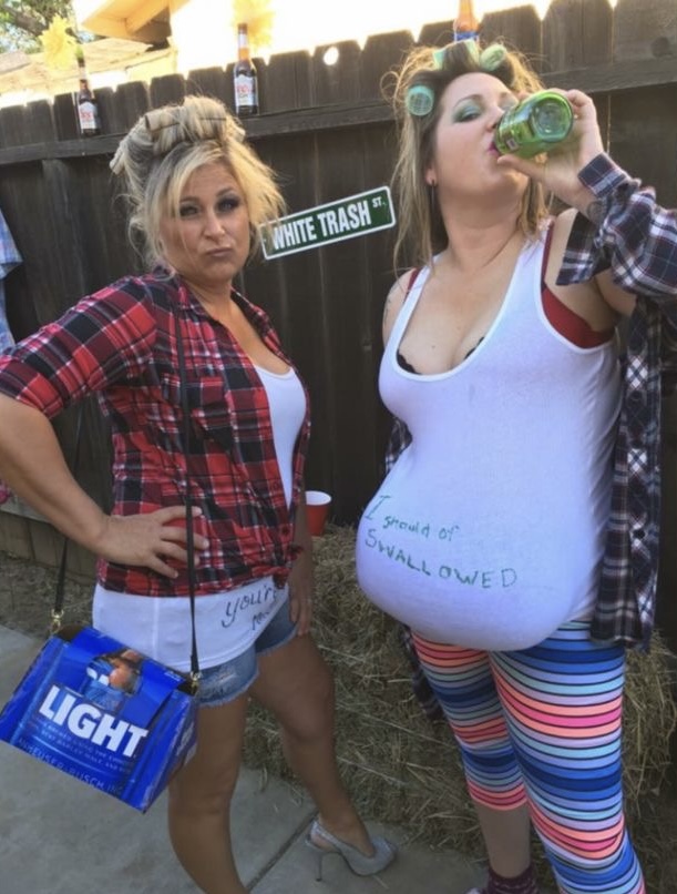 Costume: "Party Girls Who Always Get Pregnant"