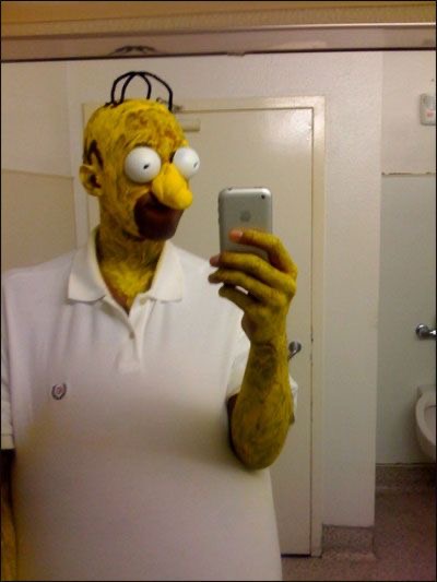 This Homer Simpson Costume is Scary for All the Wrong Reasons