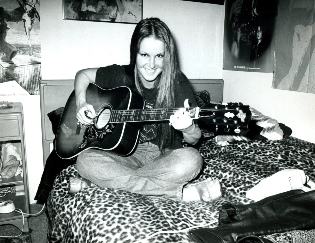 A teenage Lita unaware she would soon help redefine women in music.