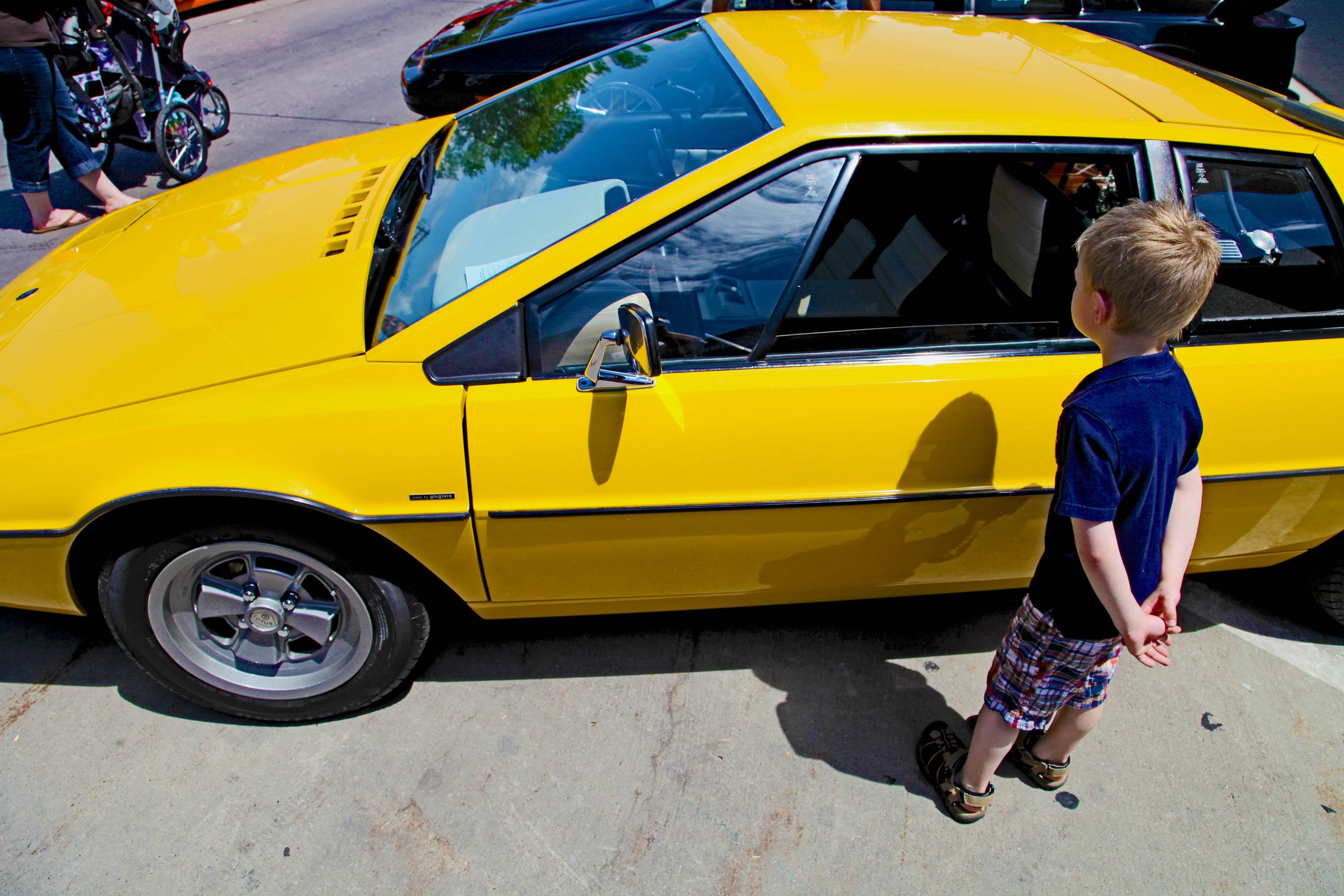 Lotus Esprit S1 in sunshine yellow that even Bond couldn't resist it.