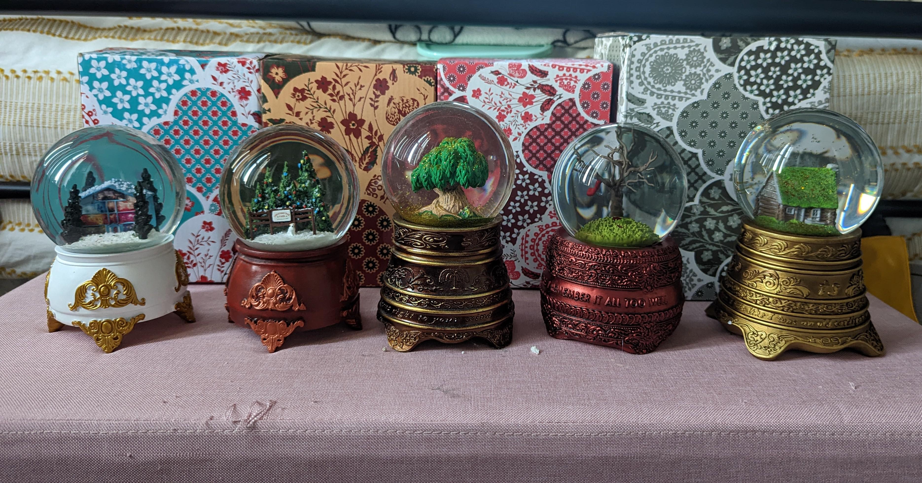 Snow globes