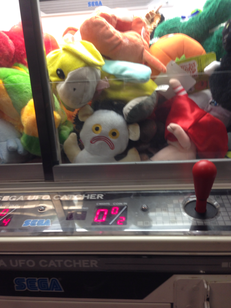 A plush toy that didn't sign up for it.
