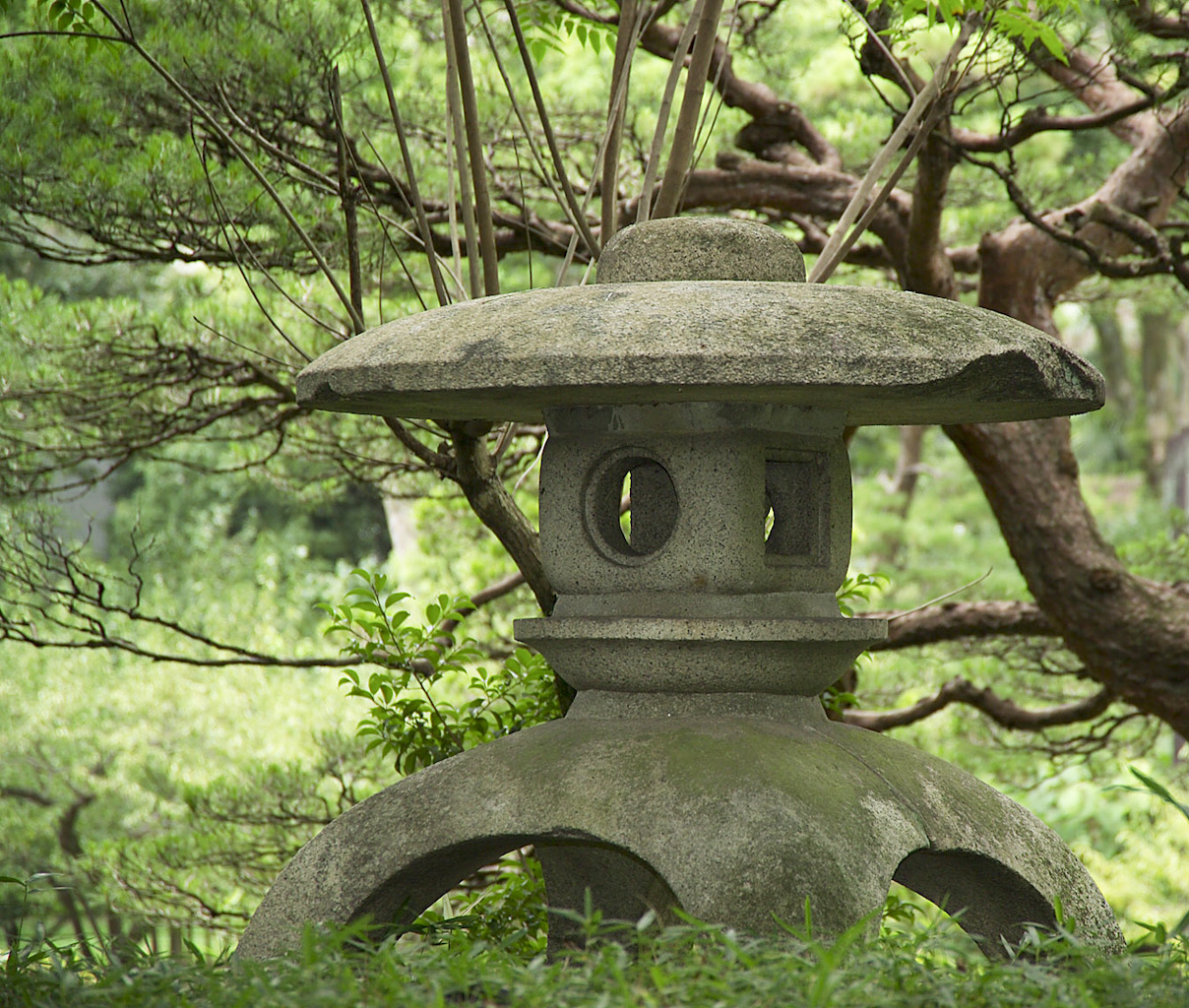 Temple stone lantern