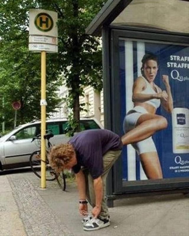 Ad Gets Kicky Right When He Bends Over