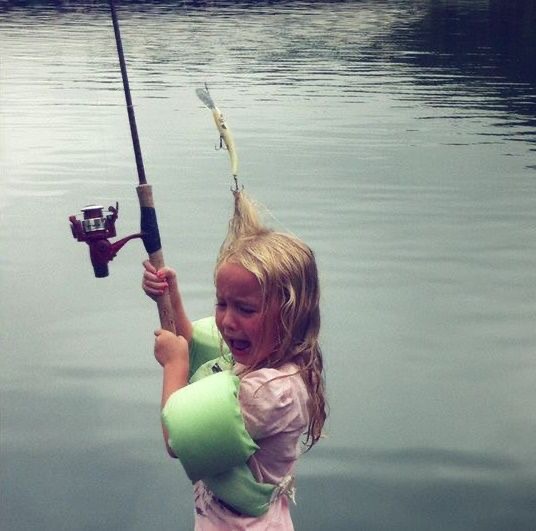 Hook, Line, and... Hair?