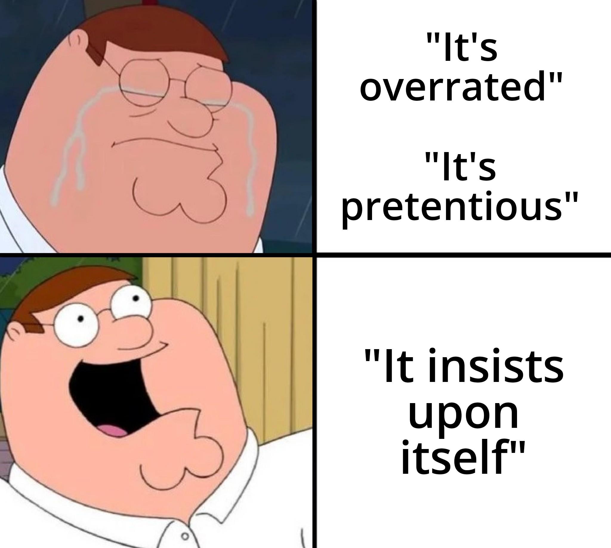 When you still want to sound deep.