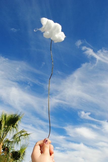Cloud on a Stick, or a Dandelion in the Sky?