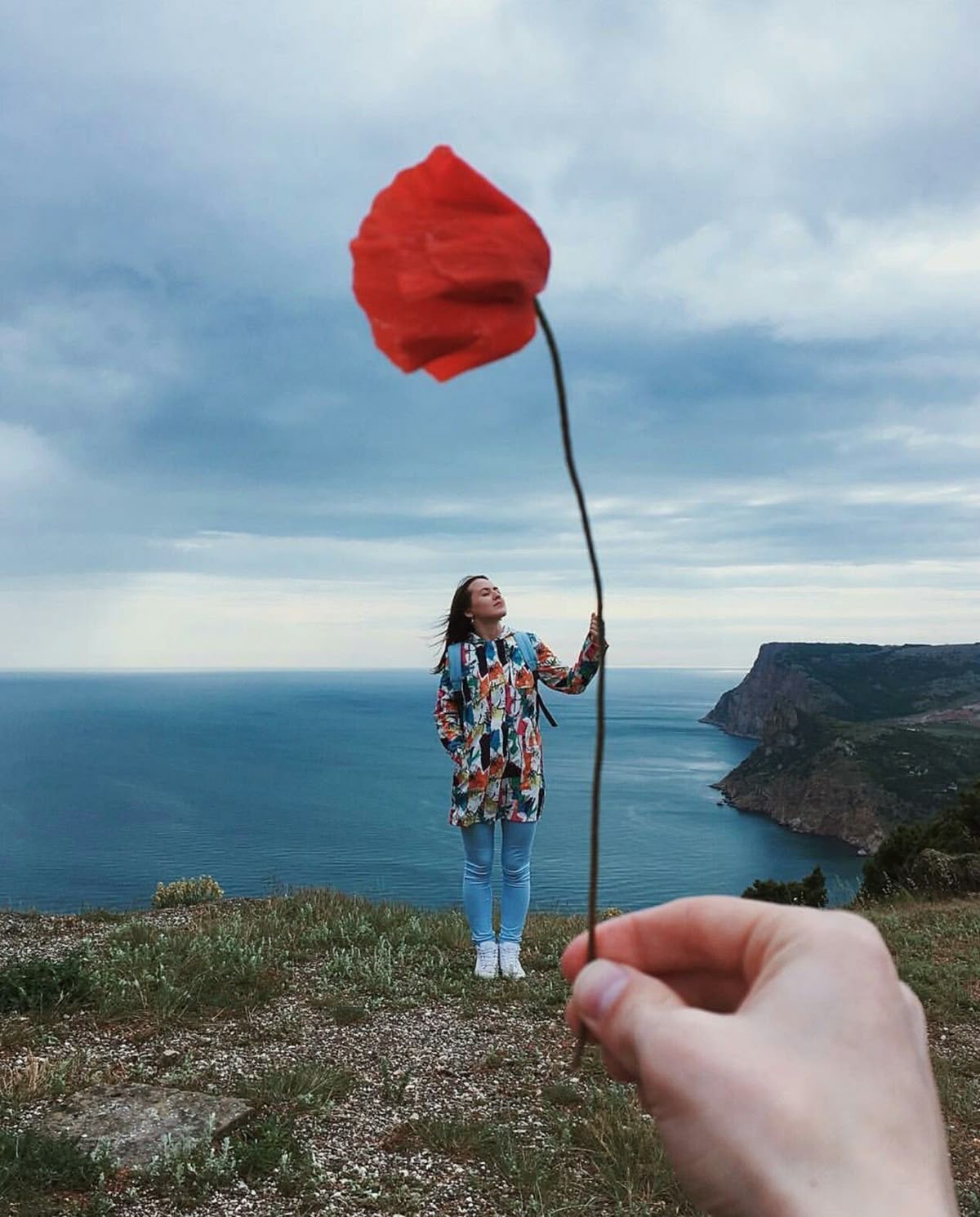 She Shrunk, or the Flower Grew?