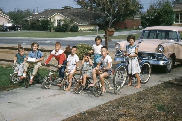 Bikes in the Driveway = The Gang’s All Here