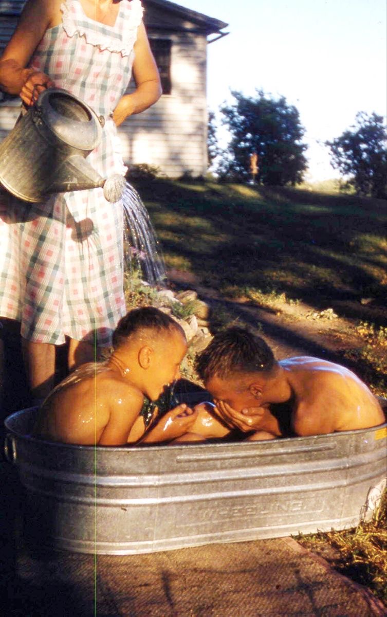 A Tin Tub, A Watering Can, and the Best Bath Ever