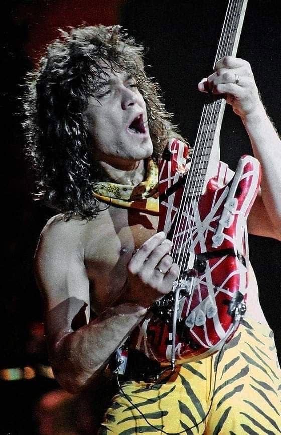 That Legendary Eddie Van Halen Guitar Solo Face