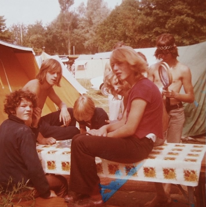 People Hanging Out, No Social Media