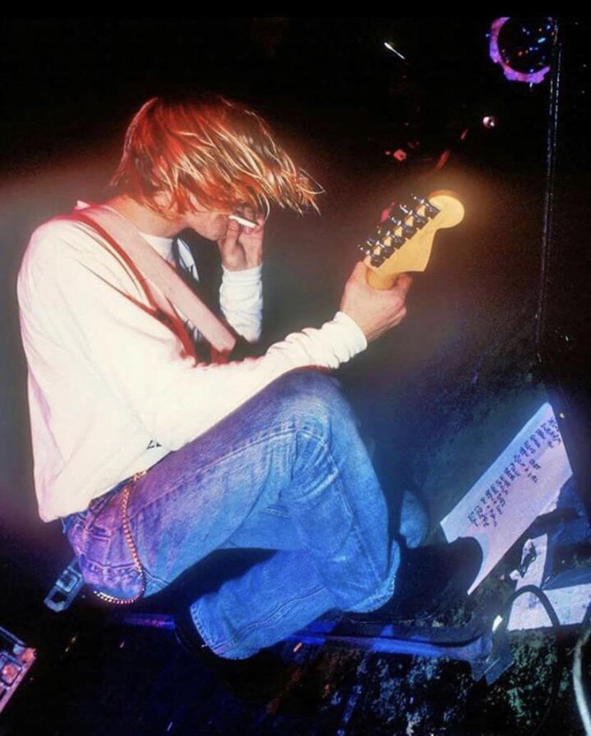 Taking a second in the middle of the storm.