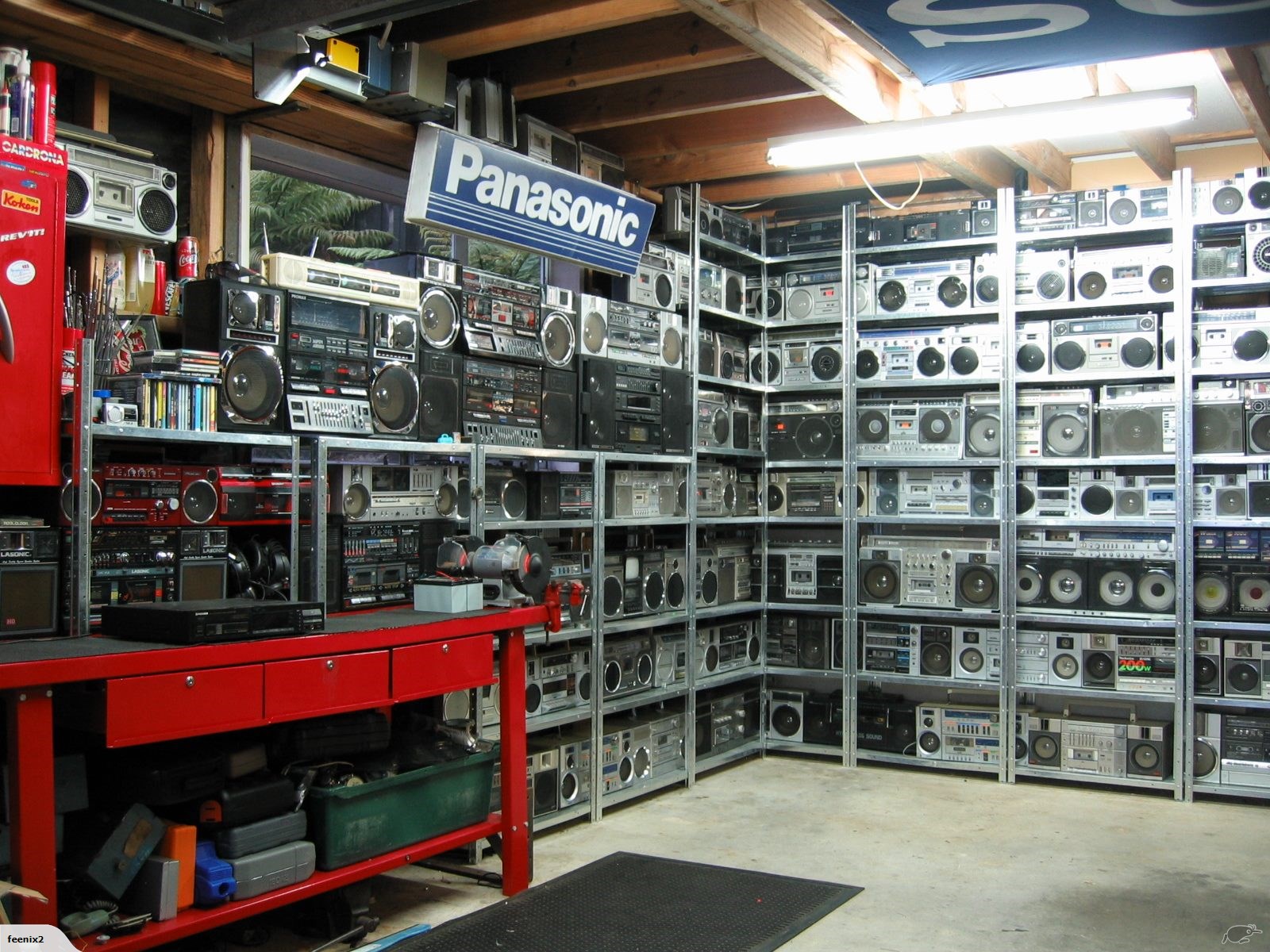 This shrine to the boombox era shows just how deep collecting can go.