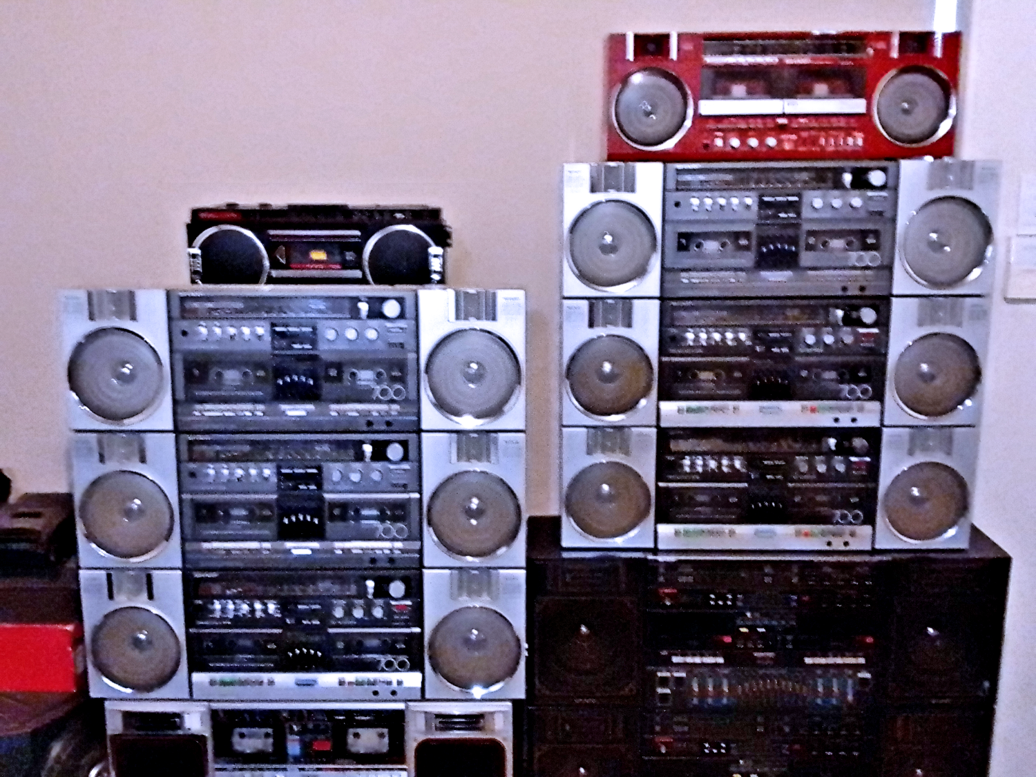 Tens of thousands of Sharps and Sonys.