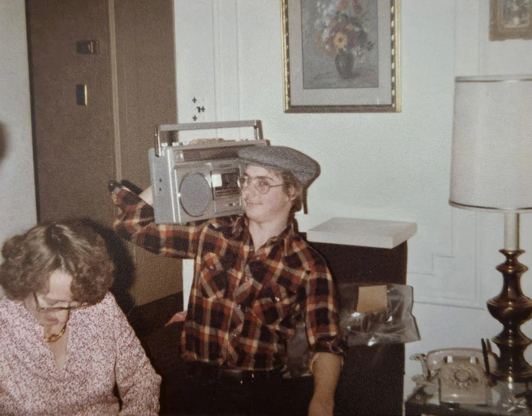 A perfect photo of what boomboxes represented. More nostalgia than cash value.