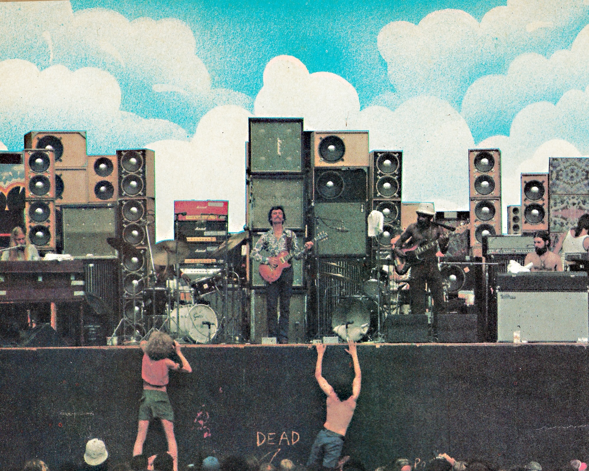 In Watkins Glen Summer Jam being louder than thunder.