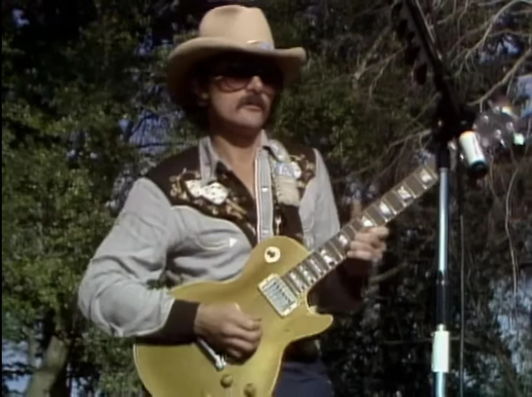 Dickey Betts looking every bit the Southern god he was.