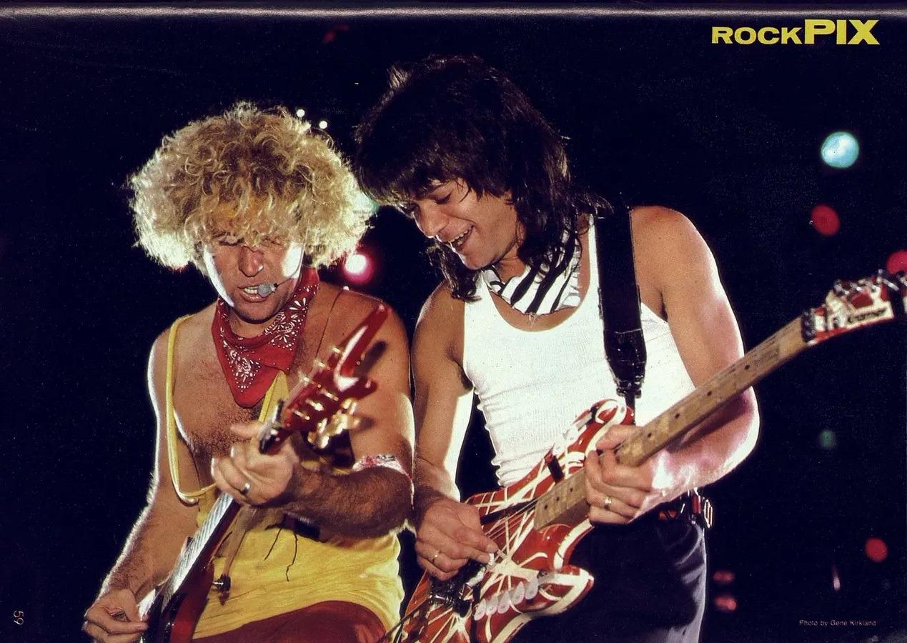 The band sounded very different in the Hagar era.